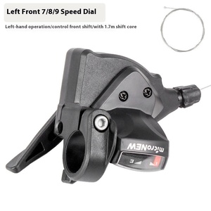 MicroNEW 24/ 27-Speed Micro-Turn VTT Dérailleur Avant Alliage Vitesse Variable Doigt Cadran 8S 9S Split Vélo Shifter - Product Image 6