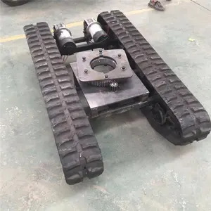 China Goedkope Prijzen Tank Onderwagen Onderdelen Rubber Track Systeem Chassis Voor Verkoop