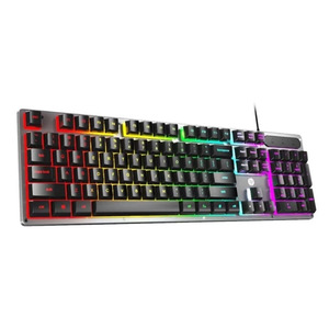 เอชพี K100 คีย์บอร์ดแบบมีสายขนาดเต็ม 104 คีย์ RGB แบ็คไลท์ แอนตี้โกสต์ติ้ง 26 คีย์สำหรับเล่นเกมในสำนักงาน - Product Image 3