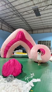 Modelo de Senos Inflables Sexys, Accesorios Grandes para Escenario, Decoración de Senos Inflables de Felpa para Fiestas, Eventos, Discotecas, Campañas Femeninas - Product Image 3
