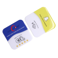 Etiqueta NFC para Reseñas de Google, Resistente al Agua, 13.56MHz, Etiquetas RFID con Adhesivo Epoxi, Etiquetas NFC Impresas para Reseñas de Centros Comerciales y Hoteles