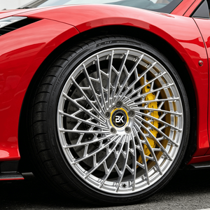 Rines Forjados Bku 5x114.3 de 19, 20 y 21 Pulgadas, Personalizados, de Lujo, Pulidos, para <span class=keywords><strong>Ferrari</strong></span> <span class=keywords><strong>458</strong></span> Spider <span class=keywords><strong>Speciale</strong></span>, 488 GTB, Pista Spider - Product Image 1