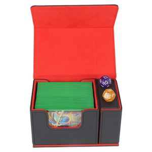 Boîtes à cartes en cuir PU FX avec fermeture magnétique, étui horizontal pour cartes à collectionner, boîte à cartes personnalisée pour UG/Magic/Yugioh/TCG - Product Image 2