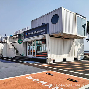 Conteneur amovible pour salle de réunion, chambre mobile, maison intégrée en acier coloré pour B&B, bureau en tôle d'acier galvanisé - Product Image 4