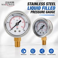 Reliable Price Multiple Specifications Pressure Indicator Air Pressure Meter 50mm Small Liquid Filled Pressure Gauge