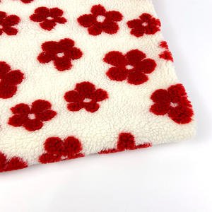 Vải Lông Cừu Sherpa 2022 Polyester Bán Chạy 100 Vải Dệt Kim Hàng May Mặc - Product Image 3