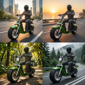 Vente flash UE : Trottinette électrique pliable 1500 W 60 V à deux roues avec suspension intégrale, vélo électrique portable pour adultes - Product Image 5