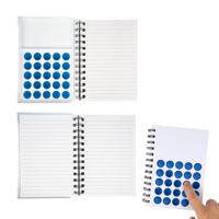 Cadeau d'entreprise personnalisé, carnet à spirales A5, carnet anti-stress Pop-it, cadeaux d'entreprise au design créatif