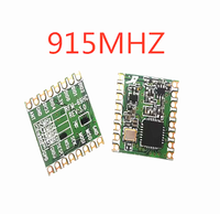 Modul Transceiver RF RFM69HC RFM69HCW yang Dapat Diprogram 433Mhz 868Mhz 915Mhz HopeRF ASLI