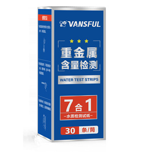 Vansful Water Test <b>Strips</b> 30 <b>Strips</b> 7 In 1 Heavy Metal Detection For Aquarium Water Quality Testing - Product Image 2