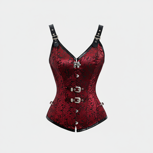 Borcard forro cuero mujer corsé Tops Sexy Overbust Shapewear corsé moderno para talla grande transpirable elegante para uso diario - Product Image 1