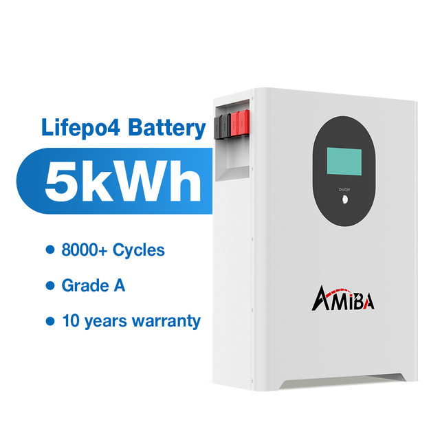 Deep Cycle 48V 200Ah 10kWh 20kWh Lithium Battery LiFePO4 Battery 8000+ Cycles Home Power Wall Pack for Energy Storage ESS