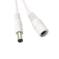 12V 24V DC 5.5*2.1mm prise mâle à femelle connecteur cordon d'alimentation avec interrupteur marche/arrêt pour lampe à bande LED
