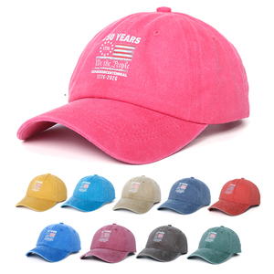 Casquette de baseball vintage délavée et vieillie à 6 panneaux avec boucle métallique, 100 % coton, brodée, style « Dad Hat », personnalisable avec votre LOGO - Product Image 5