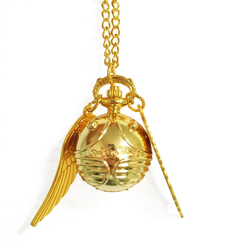 Angel Wings Ball Love Pocket Watch, Angel Ball Retro นาฬิกาสร้อยคอ