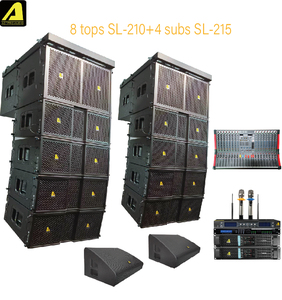 Sân Khấu Chuyên Nghiệp Âm Thanh Âm Thanh Thiết Bị Kim Loại Bền 2-Cách Kép 12-Inch Dòng Mảng Loa Với SL-210 La12X Khuếch Đại - Product Image 3