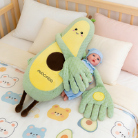 Jouet de sommeil amusant pour bébé, peluche avocat, carotte, mangue, jouet de sommeil pour enfants, rembourrage doux en coton PP