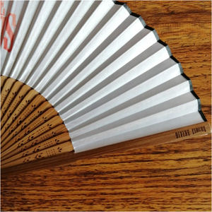 High Quality Wholesale Bamboo Custom Hand <b>Fan</b> <b>Large</b> Folding Handheld Business Gift with Carved Style - Product Image 5