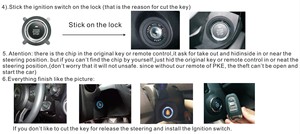 Hoàn Thành Chức Năng Xe Đẩy Bắt Đầu Hệ Thống Một Nút Từ Xa Bắt Đầu Động Cơ Thông Minh Phụ Kiện Xe Hơi Xe Thụ Động Keyless - Product Image 2