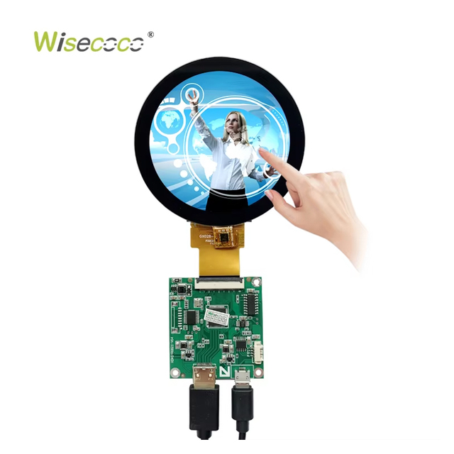 WIisecoco Motor Cycle Parts Central Control 2.8 Inch Round Screen Module Lcd Display Motorcycle Speedometer