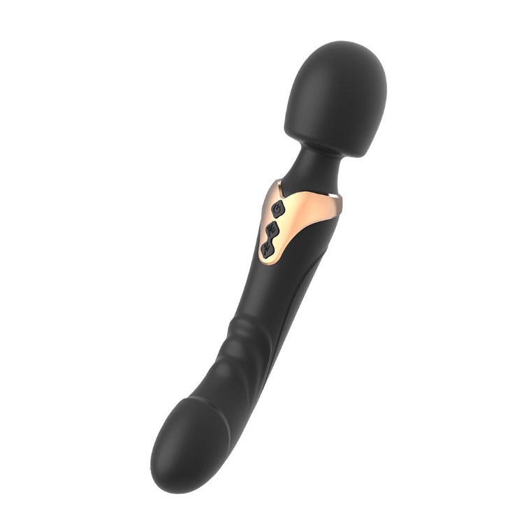 Gode vibrateur à double tête AV baguette masseur Sex Toy vibrateur pour femmes