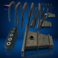 Ancre à coin multi-brins pour post-tensionnement, ancre précontrainte, brin en acier allié de 12,7 mm, 1860 MPa, compatible avec les applications en béton