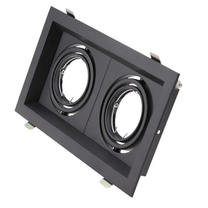 Faretto da Incasso in Acciaio Inox Nero 12V Gu5.3 MR16 Illuminazione da Interno Orientabile a Soffitto - Product Image 4