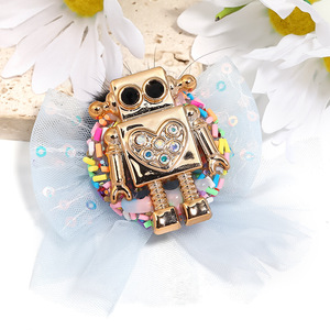 Perles en acrylique lâches pour robot DIY de l'industrie lourde, forme irrégulière, 31-58 mm, accessoires pour chaîne de téléphone portable et bijoux - Product Image 6