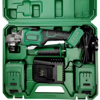 Meuleuse d'angle électrique portable 21V sans balais à batterie lithium-ion pour la découpe du bois, de l'acier et du métal, ensemble de meuleuse pour le ponçage