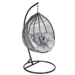 Oeytree Moderne PE Rotin <span class=keywords><strong>Oeuf</strong></span> Chaise Balançoire Unique Adulte Siège <span class=keywords><strong>Suspendu</strong></span> Extérieur Patio Jardin Chambre Salon Hôtel Parc Utilisation - Product Image 1