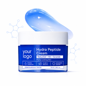 <span class=keywords><strong>Crema</strong></span> Viso Idratante Profonda Effetto Rimpolpante e Levigante con Texture Gel, Supporto Barriera Cutanea, OEM ODM Private Label, Bakuchiol, Ceramide, <span class=keywords><strong>Hydra</strong></span> Peptide - Product Image 1