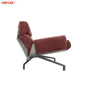 <span class=keywords><strong>Fauteuil</strong></span> <span class=keywords><strong>Club</strong></span> 57 en <span class=keywords><strong>cuir</strong></span> véritable, chaise longue avec pieds en métal, chaise de détente, coque en acier inoxydable - Product Image 2