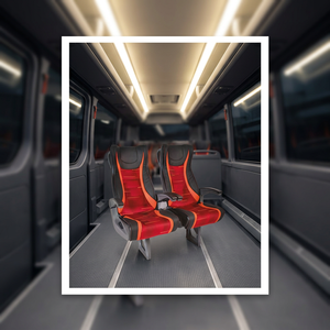 Sièges de bus VIP de luxe Finesse, marque Star VIP, modèle STAR VIP-6-6, Gemlik Port, accessoires en PVC de qualité professionnelle certifiée ISO9001 - Product Image 3