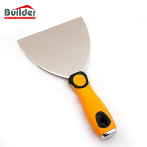 Couteaux à mastic et spatules en acier inoxydable de qualité supérieure pour la réparation de plaques de plâtre, le décapage de papier peint et l'application de boue - Product Image 1