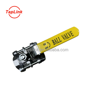 Высококачественный трехсекционный шаровой клапан 1000WOG DN50 DN100 с длинной ручкой для клапанов высокого давления для пищевой промышленности - Product Image 2