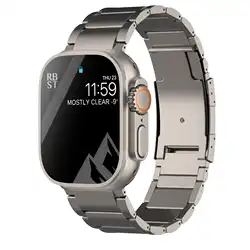Correa de Reloj de Titanio para <span class=keywords><strong>Apple</strong></span> <span class=keywords><strong>Watch</strong></span> <span class=keywords><strong>Ultra</strong></span> 2, Envío Directo de Fábrica, Repuesto para iWatch <span class=keywords><strong>Ultra</strong></span> Series 8/9, Superventas - Product Image 4