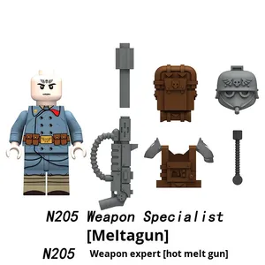 Cross-biên giới bán buôn N201-208 quân sự khối xây dựng khối thiết lập cho ABS nhựa 1:1 quy mô 14 + năm <span class=keywords><strong>DIY</strong></span> giáo dục đồ chơi - Product Image 6