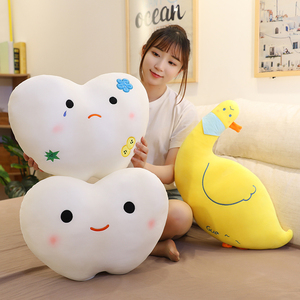 Cojín Decorativo Personalizado, Cojín de Peluche con Forma de Diente Sonriente <span class=keywords><strong>Triste</strong></span>, Juguetes de Peluche con Forma de Diente - Product Image 5