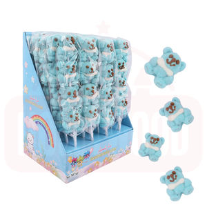 Holeyworld 45g Blue Bear <span class=keywords><strong>Guimauve</strong></span> Cordes Saveur Fruitée Sucettes Mignon Pâques Vacances Emballé Boîte Bonbons Ingrédients - Product Image 1