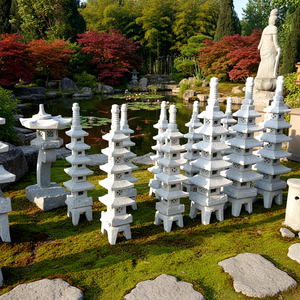 Pagoda Japonesa Tallada en Piedra, Económica, para Jardín, en Venta - Product Image 2