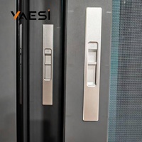 Ventana deslizante de cocina moderna con mosquitera Ventanas corredizas de aluminio de vidrio a prueba de sonido para casas