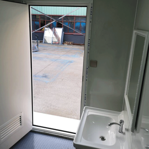 फैक्टरी मूल्य आउटडोर मोबाइल कंटेनर सार्वजनिक शौचालय पोर्टेबल 20ft 40ft कंटेनर शौचालय के लिए बिक्री - Product Image 4