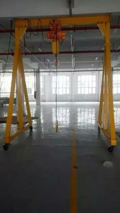 Adjustable Height Mobile <b>Gantry</b> <b>Crane</b> System with Locking Casters 3-10 t Custom Heavy-Duty Mobile Solution - Product Image 3