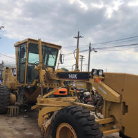 État de fonctionnement Original USA Niveleuse à moteur Cat 140K d'occasion à vendre à Shanghai