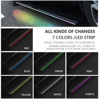 Estribos Retráctiles Shouyi con Luz LED Automática, Pedal Eléctrico para Automóvil, Escalones Laterales Automáticos de Aleación de Aluminio en Negro para BMW X5/X6/X7