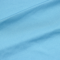 Tissu jersey uni doux en polyester et élasthanne DTY à haute élasticité, teint, 200 g/m², pour vêtements de sport et décontractés