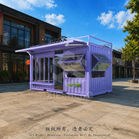 Bar à bière en conteneur préfabriqué, kiosque modulaire pour événements en plein air, kiosque à crème glacée portable, boutique de desserts en conteneur