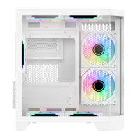 LY bas prix OEM gaming Computer Case Customize Factory Price 3 Sides Verre trempé Fish Tank Gamer PC Case MATX PC Cabinet