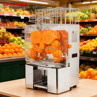 Volledig Automatische RVS 120W Commerciële Sinaasappel Citroen Granaatappel Sapcentrifuge 5L Capaciteit Hoge Efficiëntie Oververhittingbeveiliging