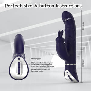 Горячая распродажа: женский вибратор-кролик, секс-игрушка для взрослых, 10 режимов, 100% водонепроницаемый, с USB-зарядкой, для женщин - Product Image 4